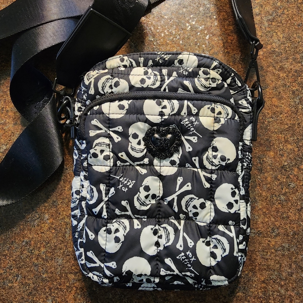 Betsey Johnson limited edition skull crossbody